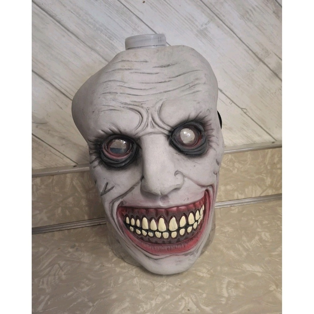Scary Halloween Smiling Demon Mask White Horror Creepy Cosplay Scariest Mask